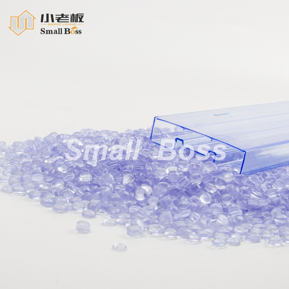 Compuesto de PVC rígido transparente anti-precipitación para tubos IC (producción continua durante más de diez días)