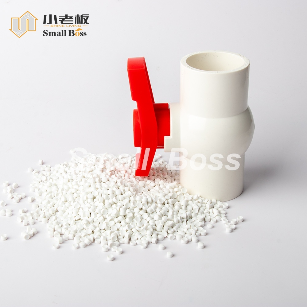 Varios compuestos de PVC rígido resistente a la presión y a la inyección de colores para válvulas de bola
