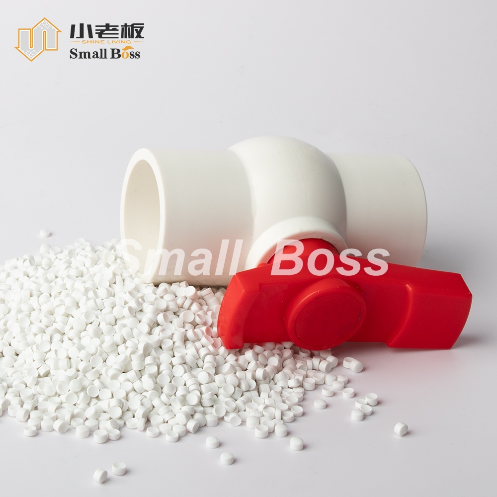 Varios compuestos de PVC rígido resistente a la presión y a la inyección de colores para válvulas de bola