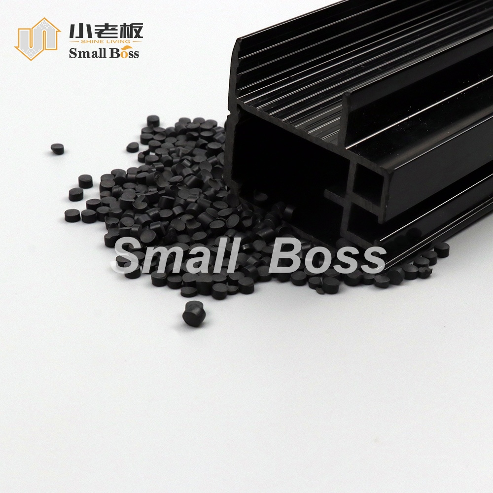 Weather resistant corrosion resistant, heat insulating PVC Compound for window frame and door frame profiles