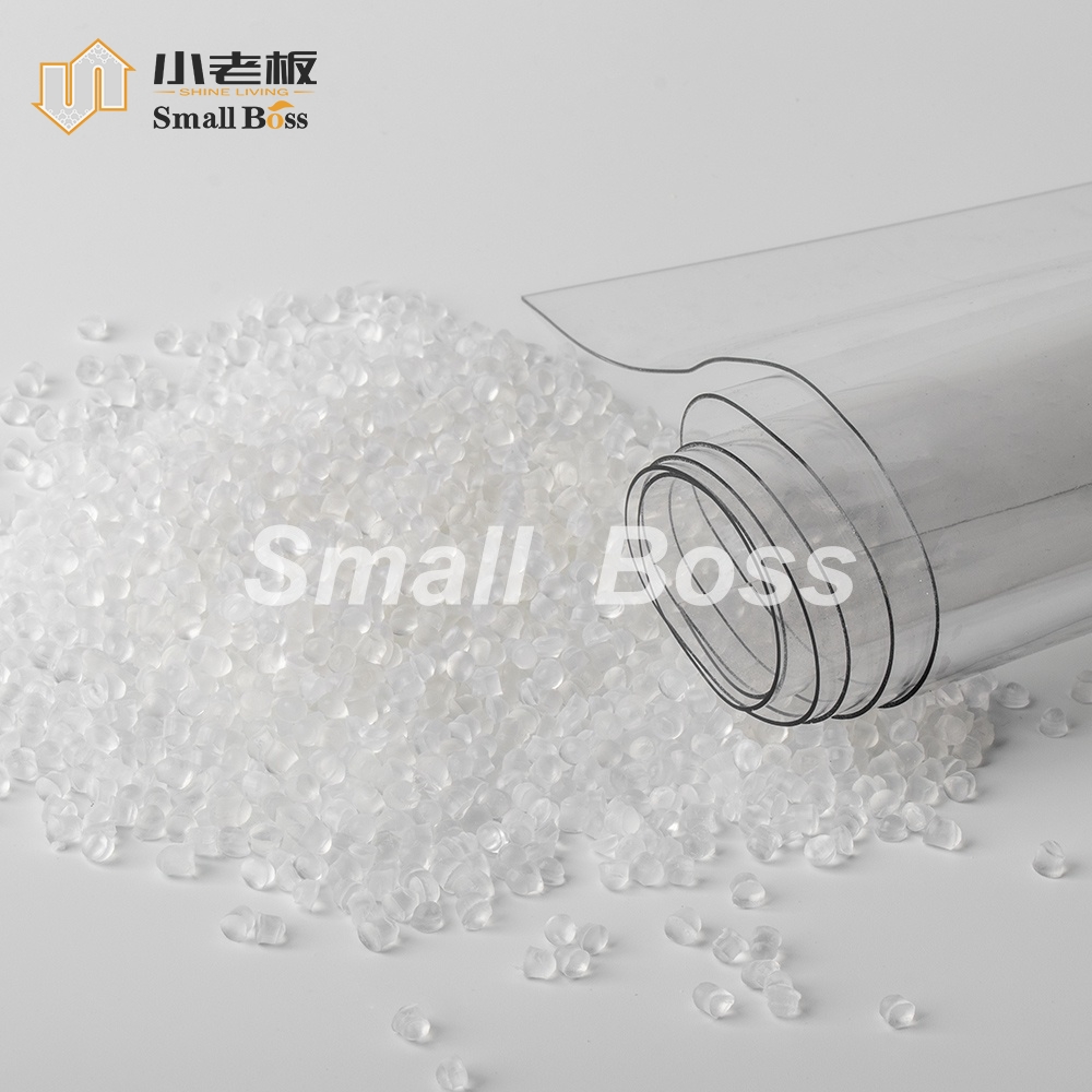 Transparent and low odor soft PVC Compound for table mats with anti-scalding and anti-fouling properties