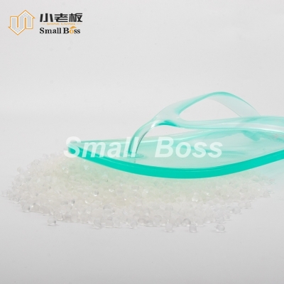 Compuesto de PVC blando transparente para correas de chanclas y zapatillas