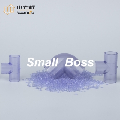 Impact resistant High transparent rigid PVC Compound for injection chemical pipes/pipe fittings/elbows/valve housings/faucets