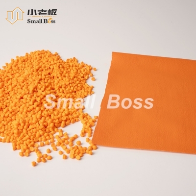 Low odor, wear resistant soft PVC Compound for furniture leather
