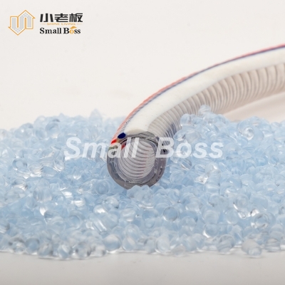 通明低气味软管专用料 环保PVC通明软料