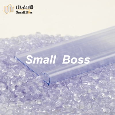 PVC改性颗粒 高通明PVC货架牌用颗粒